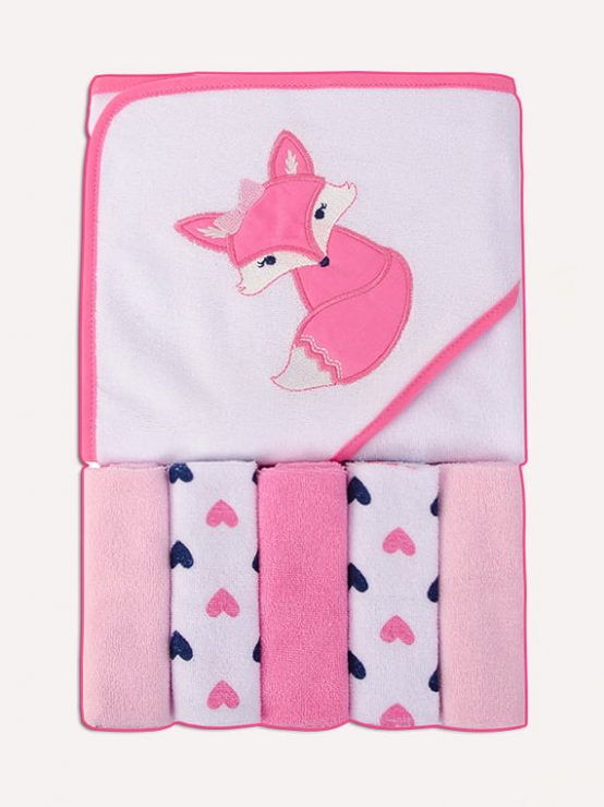 Baby Pink Hood Towel